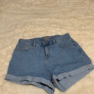 Light denim shorts never worn
